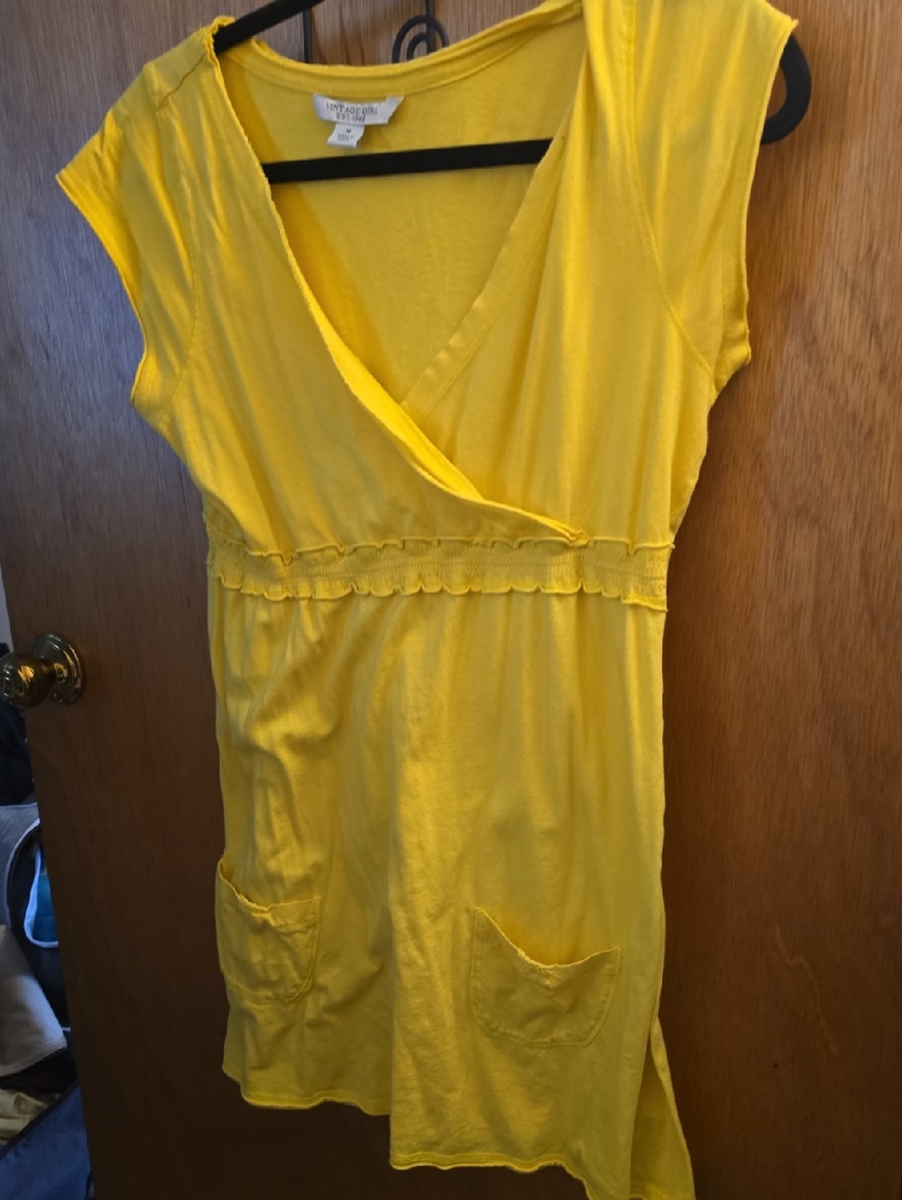 Vintage Yellow Crewneck Tee by Vintage Girl